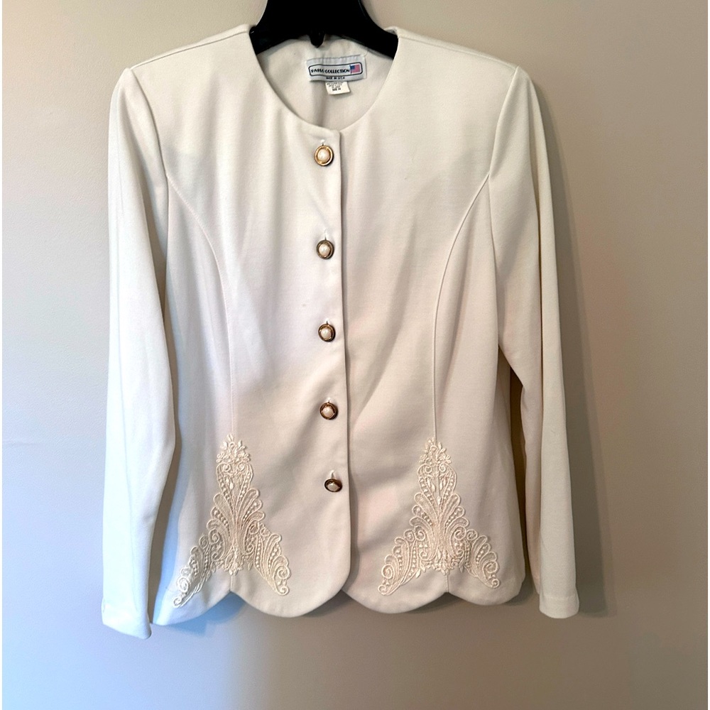 Vintage 90’s Blazer with lace - Picture 1 of 5